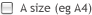 Use Size