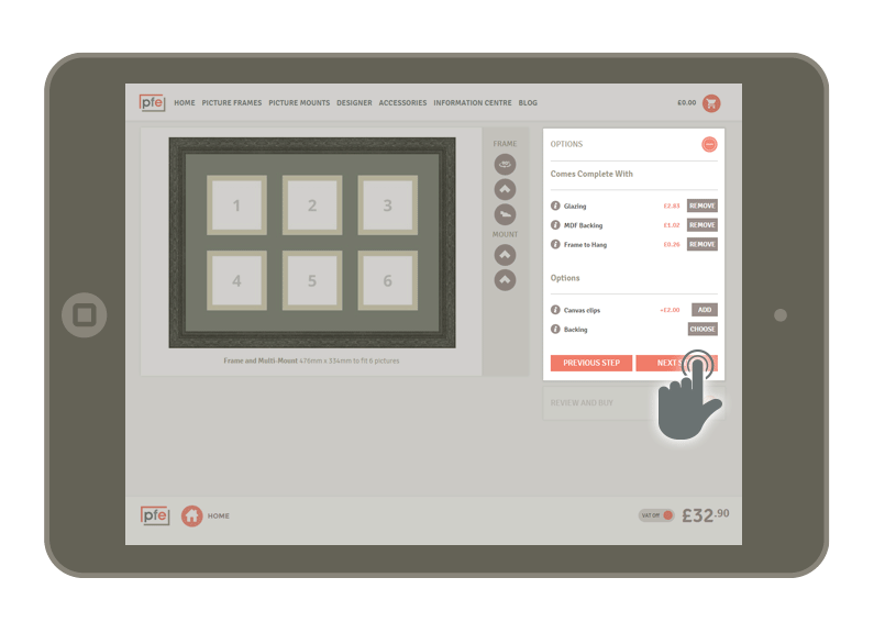 How to Order a Multiframe Frames Express