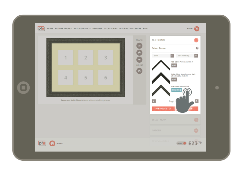 How to Order a Multiframe Frames Express