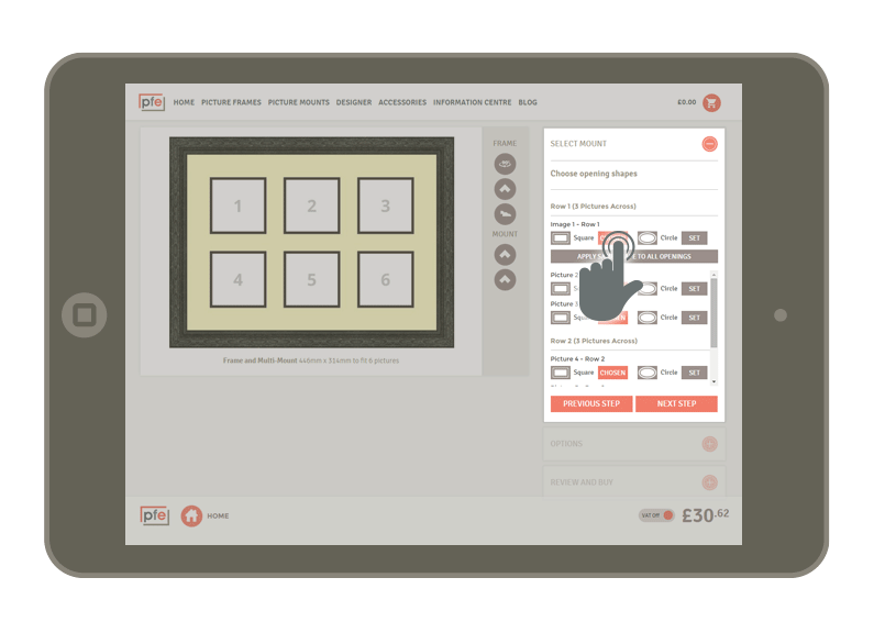 How to Order a Multiframe Frames Express