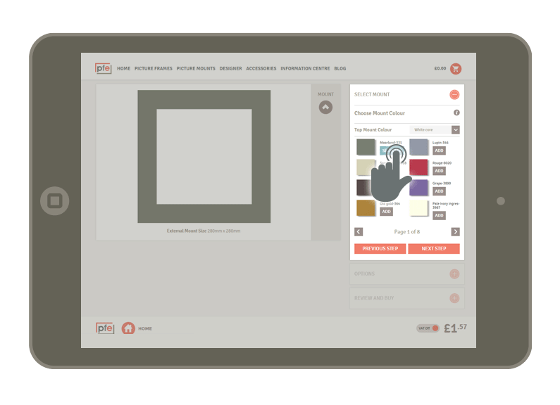 How to Order a Picture Mount Frames Express
