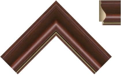 45mm Global Mahogany Gold Line