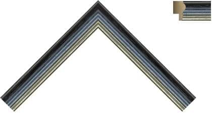 20mm Blackwash Gold Line