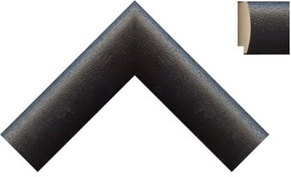 40mm Black Leather Effect