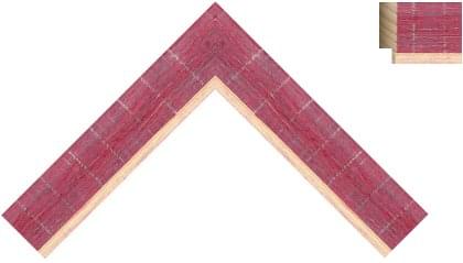 30mm Lined red wash