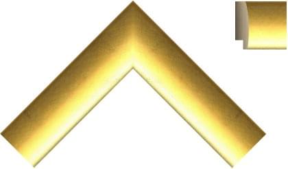 35mm Rounded gold