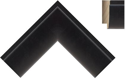 50mm Flat Black Raised Bc
