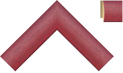 40mm Rounded Red Stain