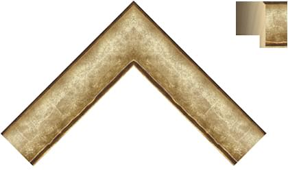 35mm Italian Gold band, White wash