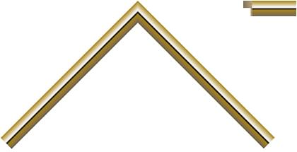 10mm Flat Polished Gold