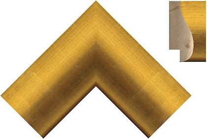 63mm Rounded red Vein gold
