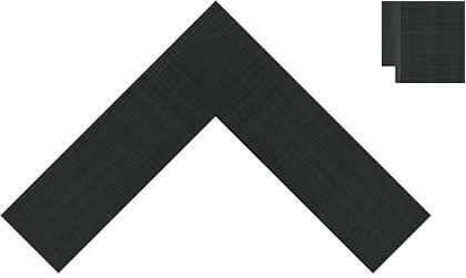 40mm Flat Scratched black