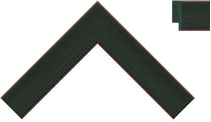 30mm Black double red line