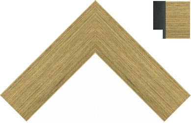 40mm Flat gold - black edge detail