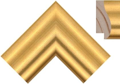 63mm Rounded red Vein gold