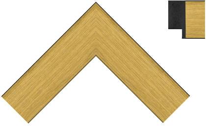 40mm Flat gold - Black edge detail ( c )