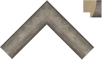 37mm Sloped silver pewter
