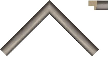 20mm Sloped silver pewter