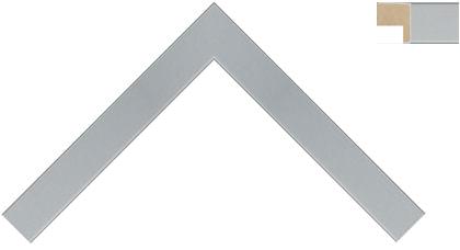 18mm Flat matt silver