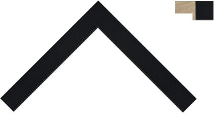 20mm Flat smooth black