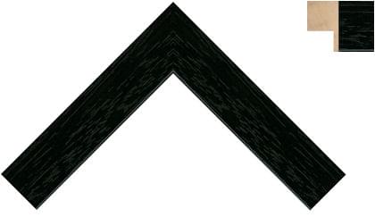 30mm Flat painted grain black
