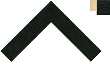 30mm Flat painted grain black