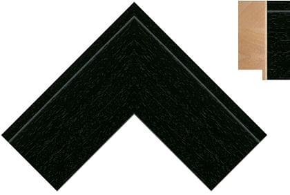 60mm Flat painted grain black