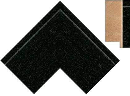 83mm Flat painted grain black Raised back edge
