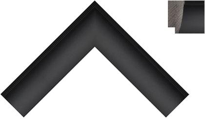 35mm Smooth sloped black Raised back edge ( c )