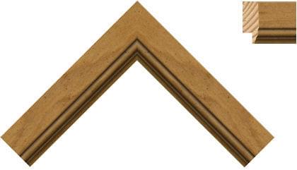 32mm Antique grain pine