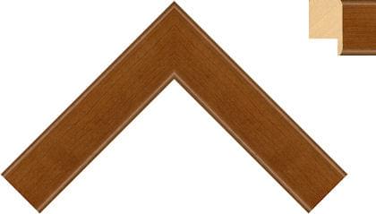30mm Flat teak rounded edges