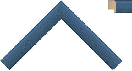 22mm Rounded edge matt grain blue