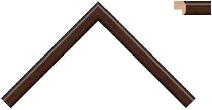 15mm Rounded dark grain brown
