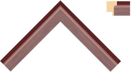 25mm Two tone step burgundy