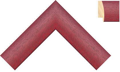 40mm Rounded red grain stain