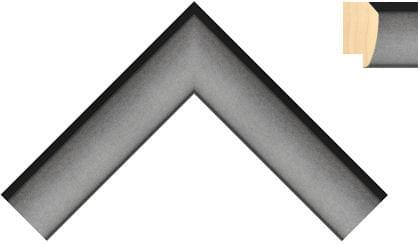 38mm Graphite grey black edge detail