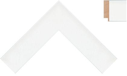 40mm Flat smooth matt white