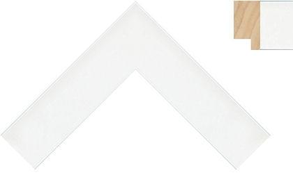 40mm Flat smooth matt white