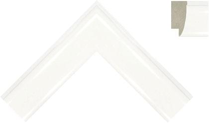 35mm Sloped smooth gloss white ( c )