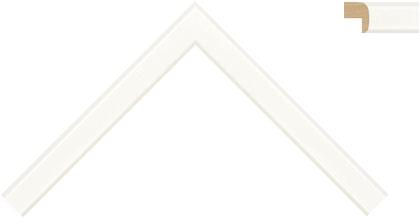 14mm Rounded smooth white