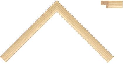 15mm Flat oak rounded edges