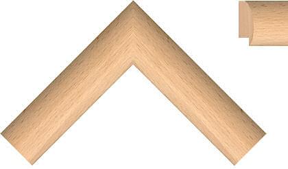 34mm Rounded beech