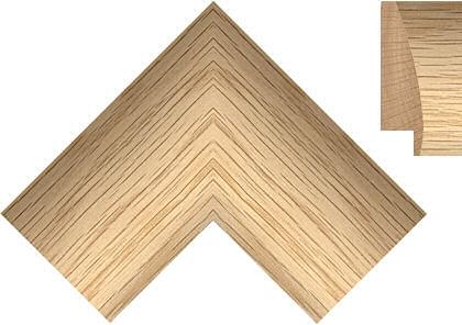 70mm Rounded Oak