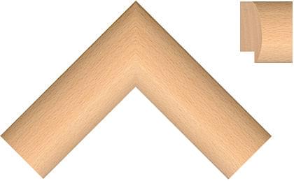 46mm Rounded beech