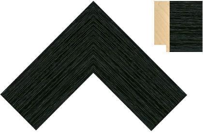 54mm Rustic painted grain black