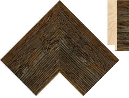85mm Flat pitted grain brown