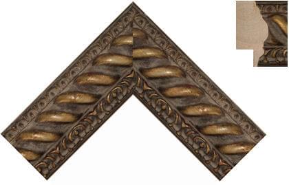50mm Old rustic gold twirl ( Hr )