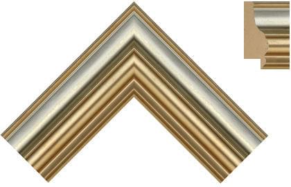 50mm Two tone gold fleck
