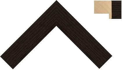 35mm Flat grain dark oak deep