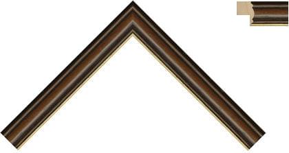 18mm Dark mahogany gold Line